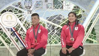 【インタビュー】レスリング 文田健一郎、尾﨑野乃香｜パリオリンピック レスリング