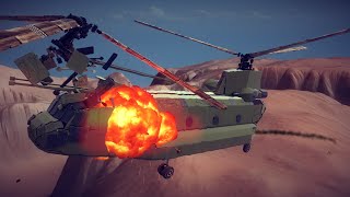 Download Realistic Helicopters Shot Down Lone Survivor Style | Besiege Video MP3 Realistic Helicopters Shot Down Lone Survivor Style | Besiege