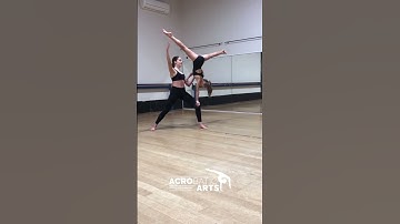 Partner up for epic lifts! 🤸‍♀️💪 #AcroArts #IntermediateLevel