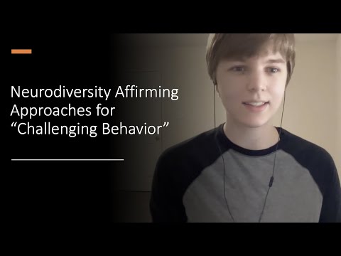A Neurodiversity-Affirming Approach to "Challenging Behaviours"