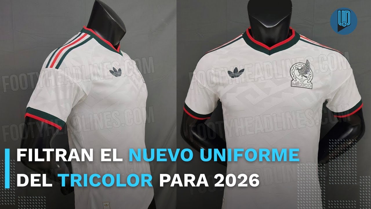 🇲🇽 ¡Regresa la elegancia! Así será la nueva camiseta blanca de México ...