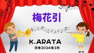 梅花引  ライブ演奏　　　　バイオリン　K.ARATA