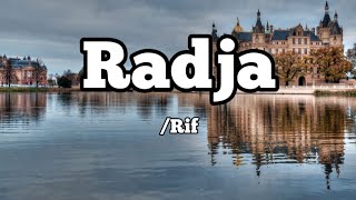 Radja - /Rif - (lirik lagu) - cover by Doni Saputro