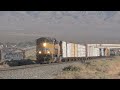 4K: FREIGHT TRAINS OVER TEHACHAPI PASS (JULY 2024)