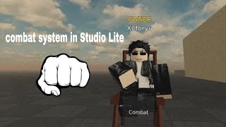 How To Make a Combat System in Roblox Studio lite