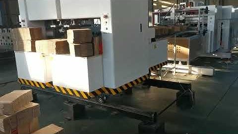 Top Printing Flexo Printer Gluer Inline Automatic Control