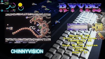 ChinnyVision - Ep 500 - R-Type - CPC, Spectrum, C64, MSX, ST, Amiga, Master System, Gameboy