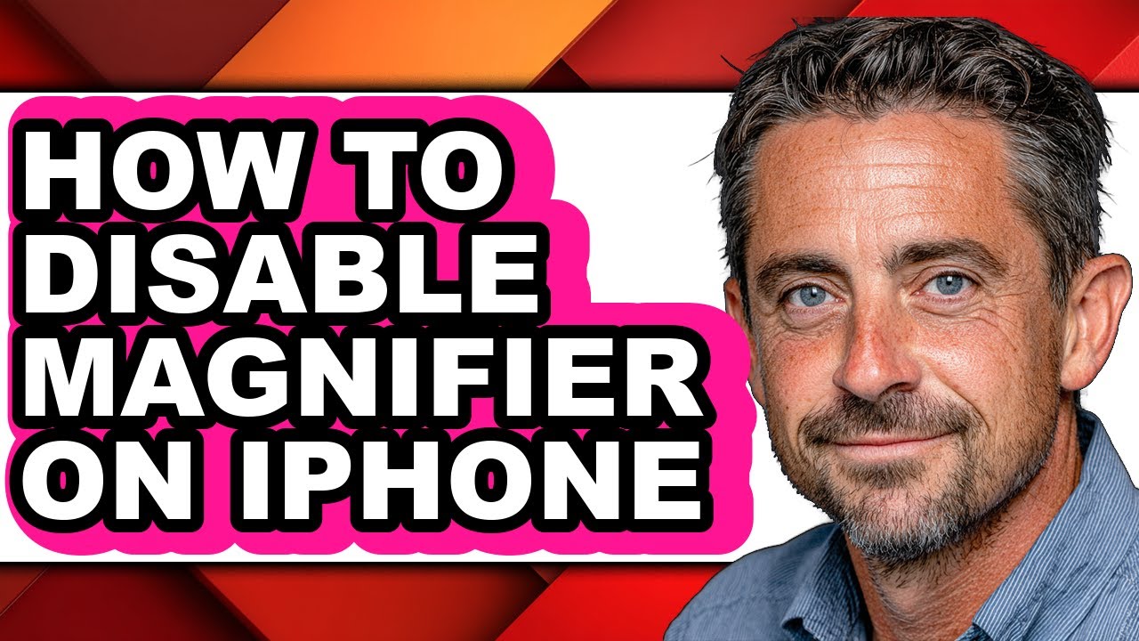 How to Disable Magnifier on Iphone (only Way)