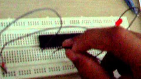 My First PIC Microcontroller Led Blinking Test