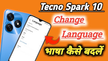 How to change language in Tecno Spark 10 /Tecno Spark 10  me language kaise change kare