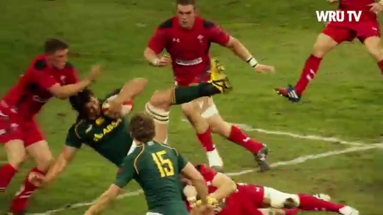 Big hits from Wales v South Africa 2013 WRU TV