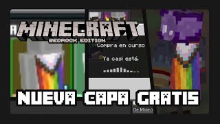 Cómo obtener la nueva Capa gratis de Minecraft Bedrock - Mini Tutorial -