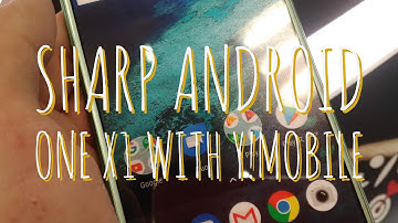 Sharp Android one X1 withY! Mobile
