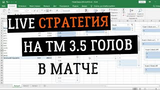 LIVE Стратегия Тм +3.5 голов в матче