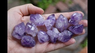 :        Search for amethysts in the Ural mountains
