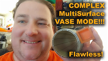 How to make Complex Multi Surface models 3D printed in Vase Mode T3DP