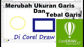 Cara Mudah Merubah Warna Garis dan Tebal Garis di Corel Draw