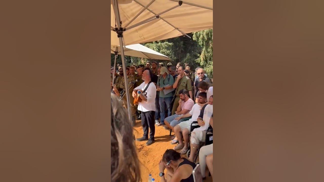 Yonatan Razel's Tribute: at the Funeral of Dana and Carmel Becher-Victims of Hamas Terrorist Attack