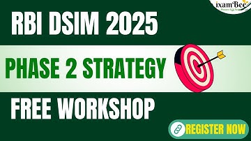 RBI DSIM Phase 2 Strategy , Syllabus
