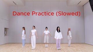 ILLIT - Tick Tack Dance Practice Mirrored (Slowed) #illit #kpop #ticktack