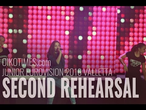 oikotimes.com: FYR Macedonia Second Rehearsal at Junior Eurovision 2016