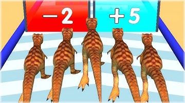 Dino Run: Dinosaur Merge Master - Gameplay Walkthrough Part 1