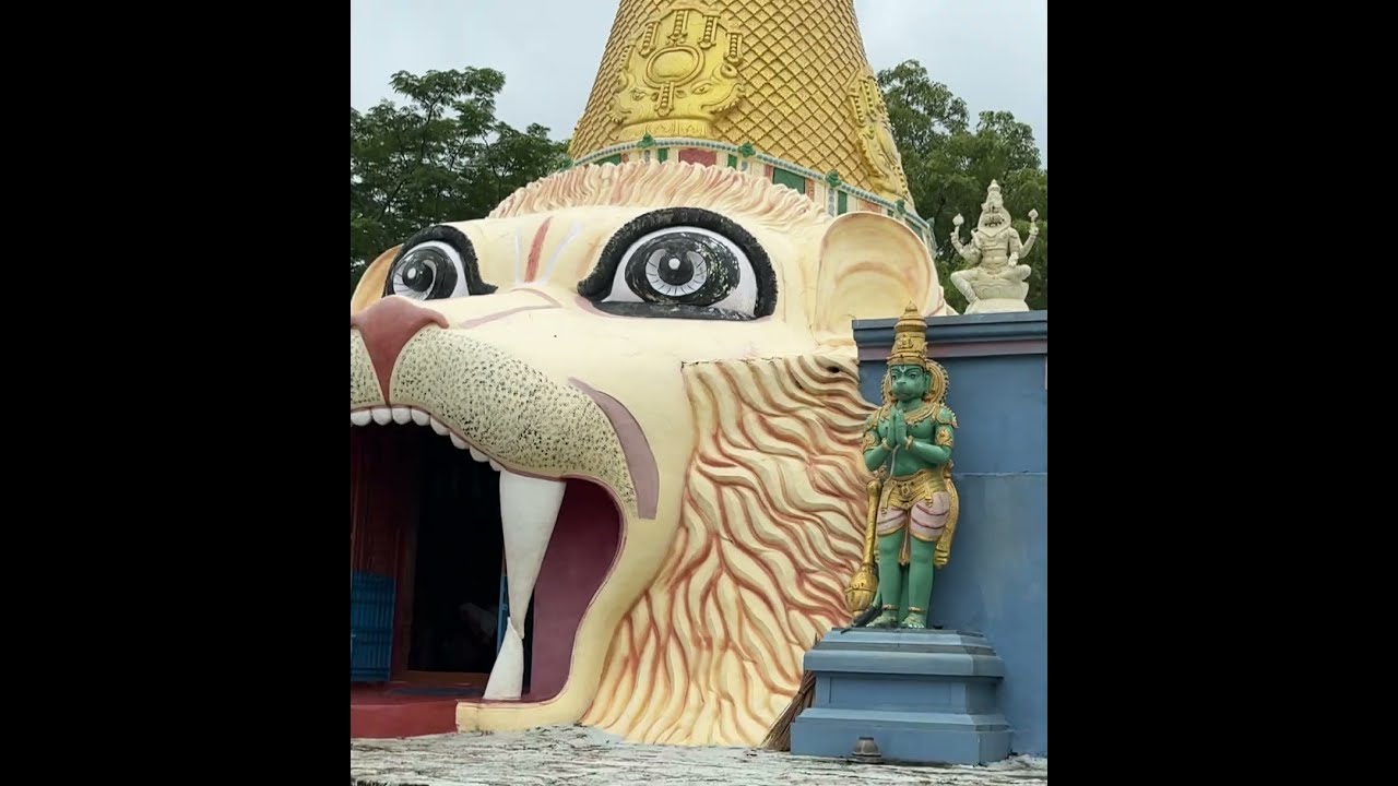 First view of simmagiri lakshmi narashimar temple view  