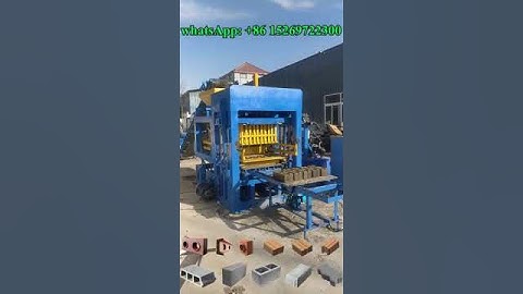 automatic hydraulic cement soil interlocking brick making machine with concrete type maker #brick