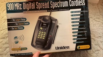 A Long-Range & High-End Cordless Phone, Untouched for 24 Years (Uniden EXS2010) | Initial Checkout