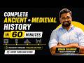 Complete Ancient and Medieval History in 60 Minutes | UPSC Prelims 2026
