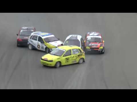 Авария на старте Чемпионат России по ралли-кроссу