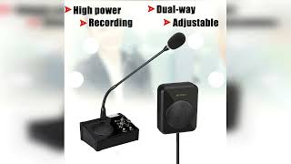 Review: Retekess TW106 Window Intercom, Loud Speaker, Support External Microphone, Intercom Sy...