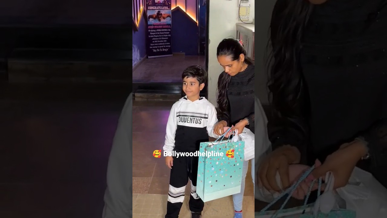 Tusshar Kapoor's Son Laksshya Kapoor At Nikhil Dwivedi's Son Birthday Party 