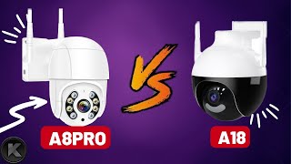 A8Pro vs A18: Qual é a melhor câmera de segurança para sua casa?