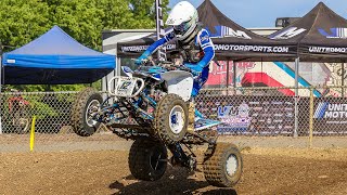 Stiles West Shredding his 250 Hybrid & Super-Mini at Budds Creek MX
