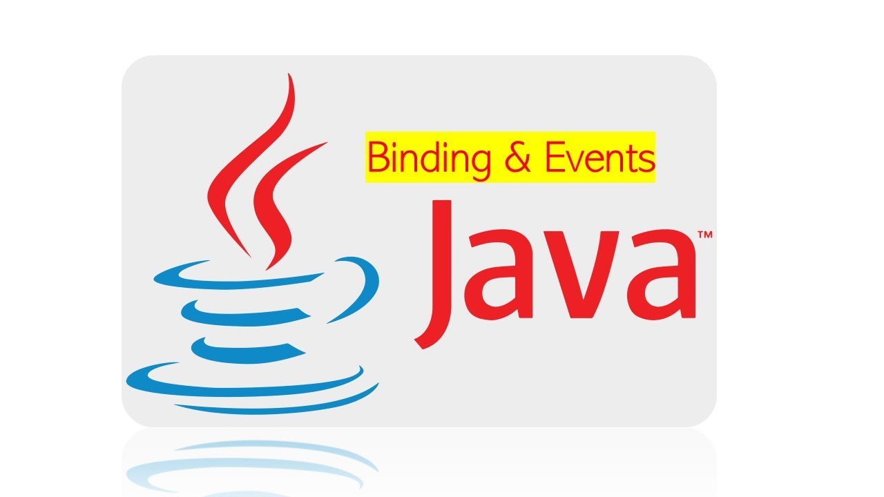 Binding & Events - JavaFX - YouTube