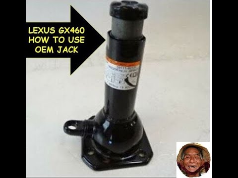 Lexus GX460 OEM hydraulic jack setup