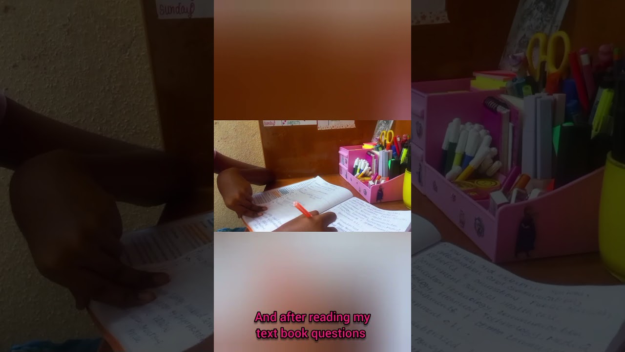 a short evening study vlog as a cbsc 9th grader