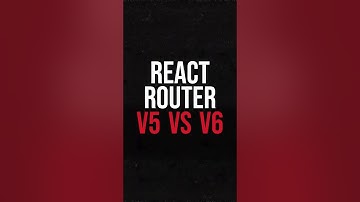 React Router V5 vs V6. Version 6 has enhanced features and additional components. Upgrade now.
