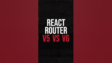 React Router V5 vs V6. Version 6 has enhanced features and additional components. Upgrade now.