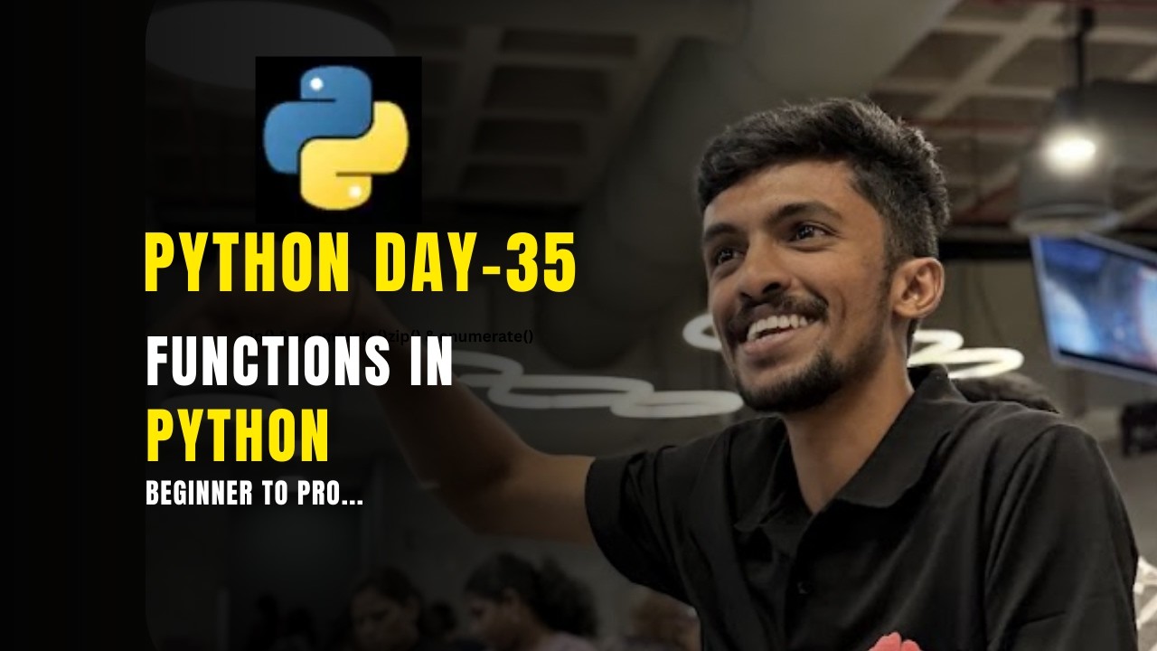 Stop Repeating Yourself! | Python Functions for Beginners (Day 35 ...