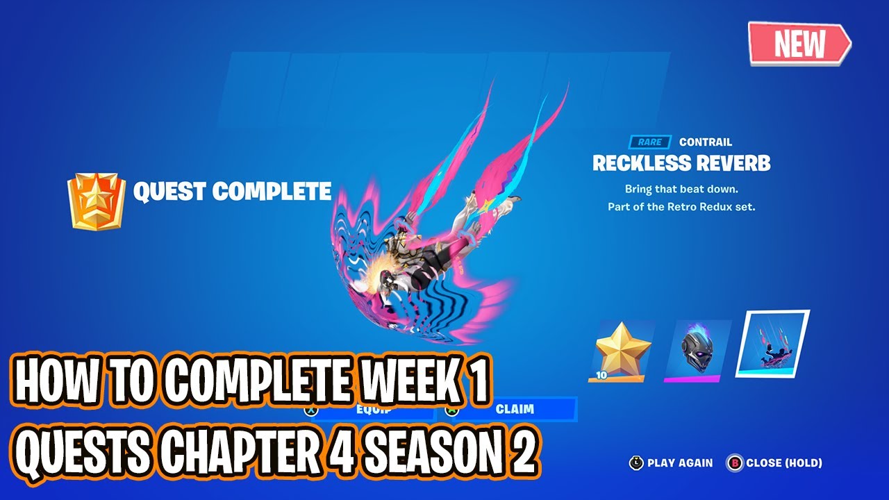 Fortnite Chapter 4 Season 2 Week 1 Quest Guide (Week 1 Challenges).