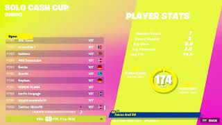 Chilling on solo cashcup #fortnite #live