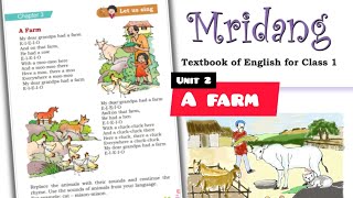 A farm | My dear Grandpa had a farm | Class 1 mridang | Question Answer | Worksheet | New ncert