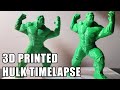 The Hulk 3D Print Timelapse