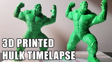 The Hulk 3D Print Timelapse