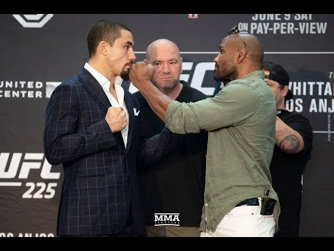 Robert Whittaker vs. Yoel Romero UFC 225 Media Day Staredown - MMA Fighting