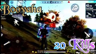Booyha + 20 Kills  Free Fire gameplay video |Dragon boy gaming