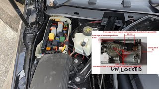 mercedes w204 ESL FAIL STUCK? use this trick BYPASS and JUMP START YOUR CAR