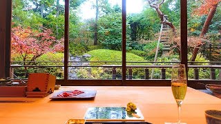 カウンター越しに日本庭園をのぞむ…京都の寺にポツンと佇む絶景寿司【南禅寺 さえ㐂】